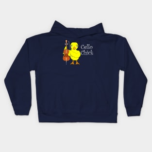 Cello Chick Kids Hoodie